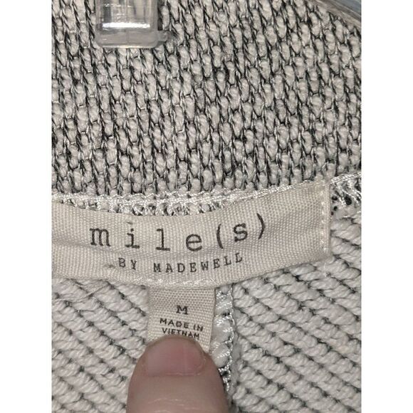 Mile(s) by Madewell Terry Swing Marled Gray Jacket Size M‎ - Picture 10 of 14